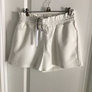 Waisted Ladies Drawstring Elastic Waist Shorts